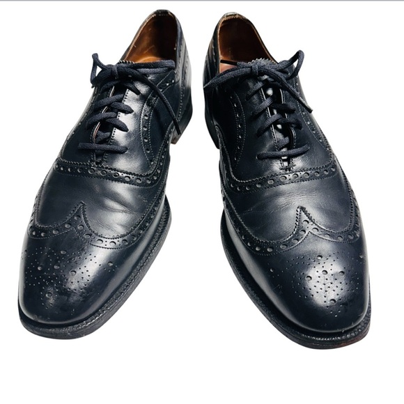 Church\'s Custom Grade Men\'s Chetwynd Black Leather Wingtip Oxfords 91/5 D main image 11